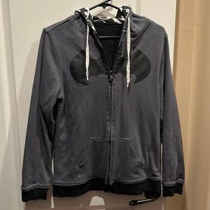 Large Batman front zip hoodie.